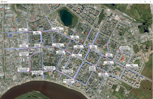 схема города
